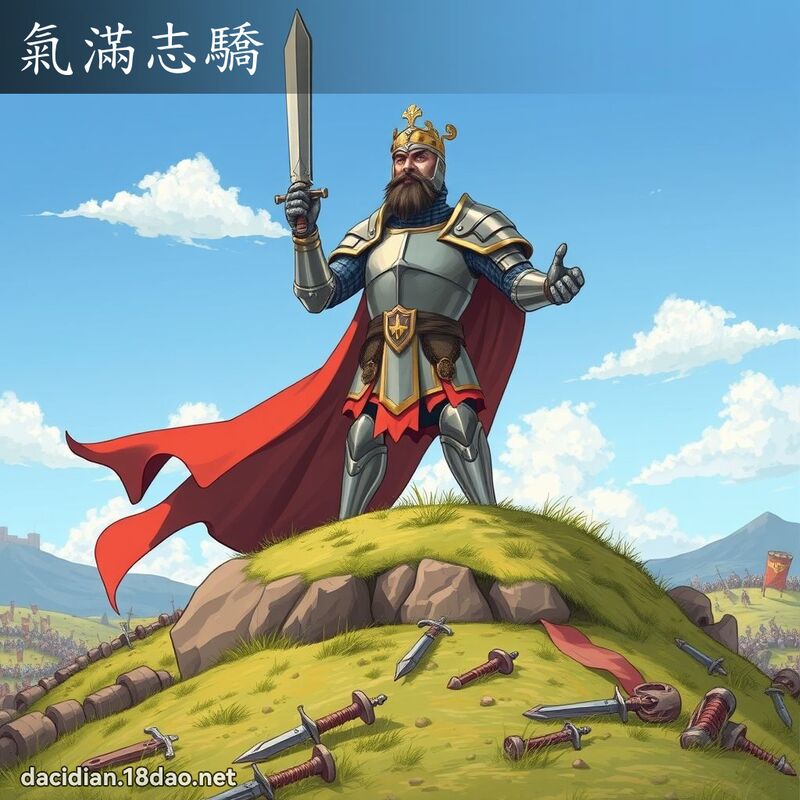 气满志骄 - 国语大辞典配图