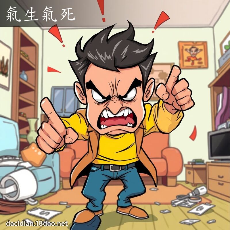 气生气死 - 国语大辞典配图