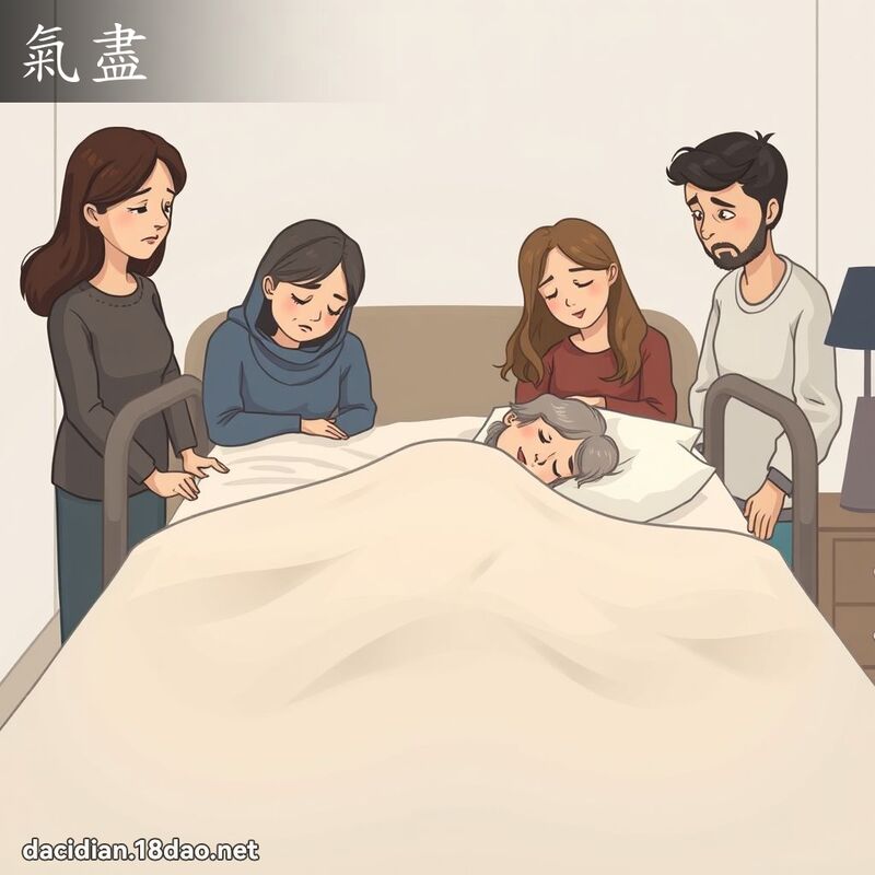 氣盡 - 國語大辭典配圖