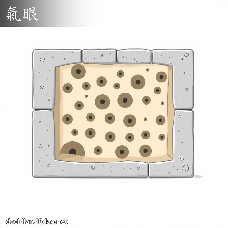 气眼 - 国语大辞典配图