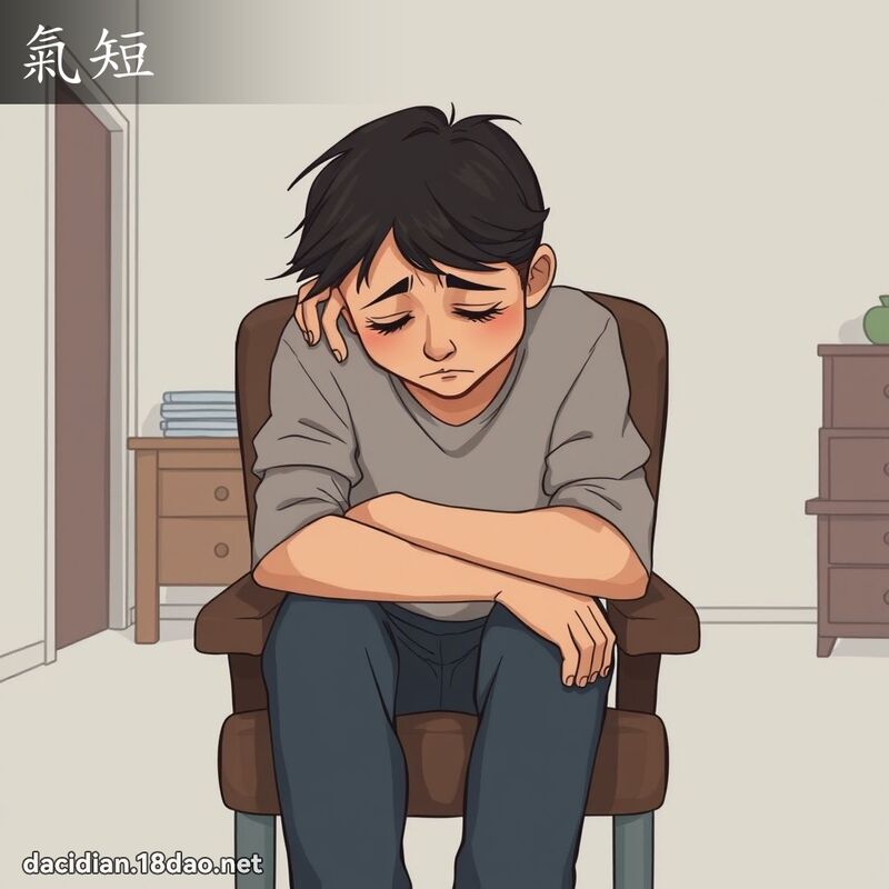 氣短 - 國語大辭典配圖