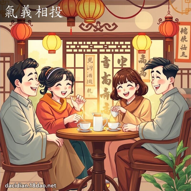 气义相投 - 国语大辞典配图
