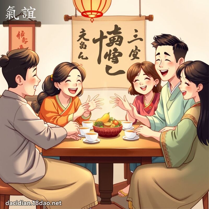 气谊 - 国语大辞典配图