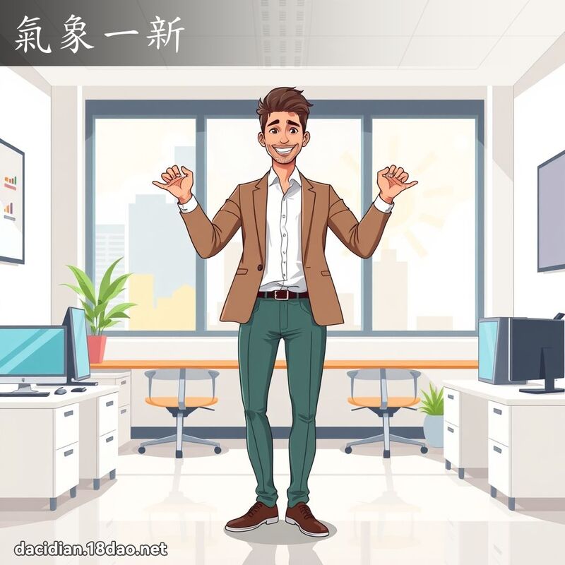 氣象一新 - 國語大辭典配圖
