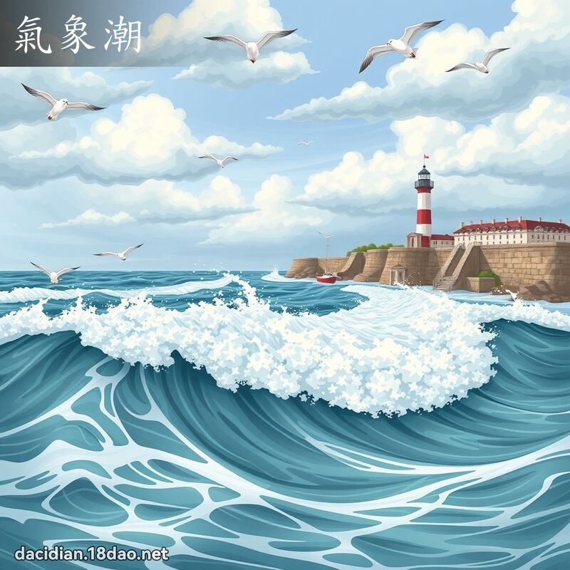 气象潮 - 国语大辞典配图