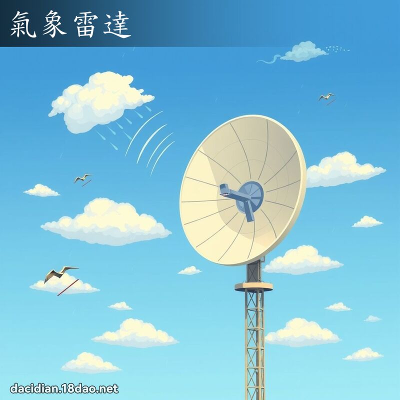 气象雷达 - 国语大辞典配图