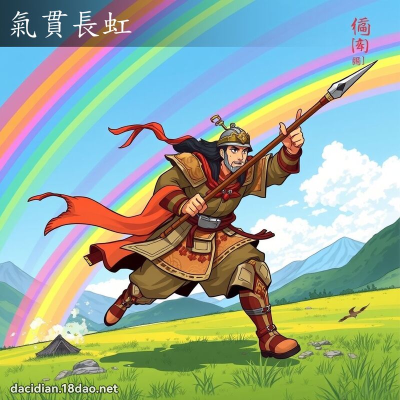 氣貫長虹 - 國語大辭典配圖
