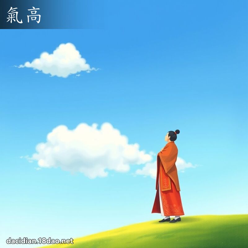 氣高 - 國語大辭典配圖