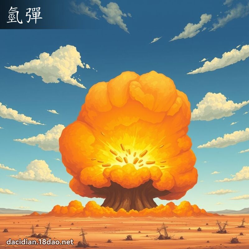 氫彈 - 國語大辭典配圖