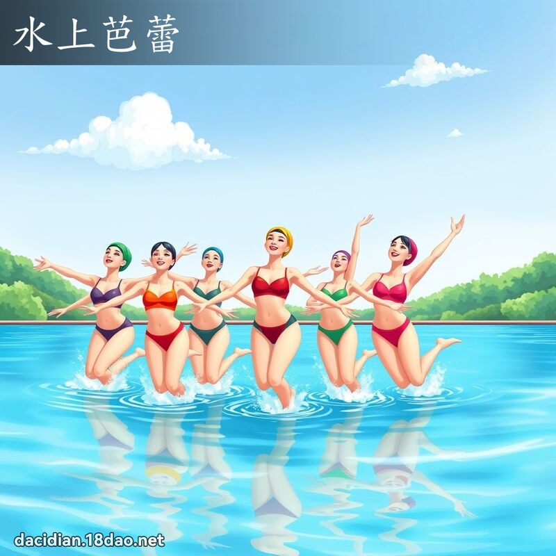 水上芭蕾 - 國語大辭典配圖