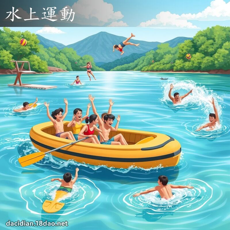水上运动 - 国语大辞典配图