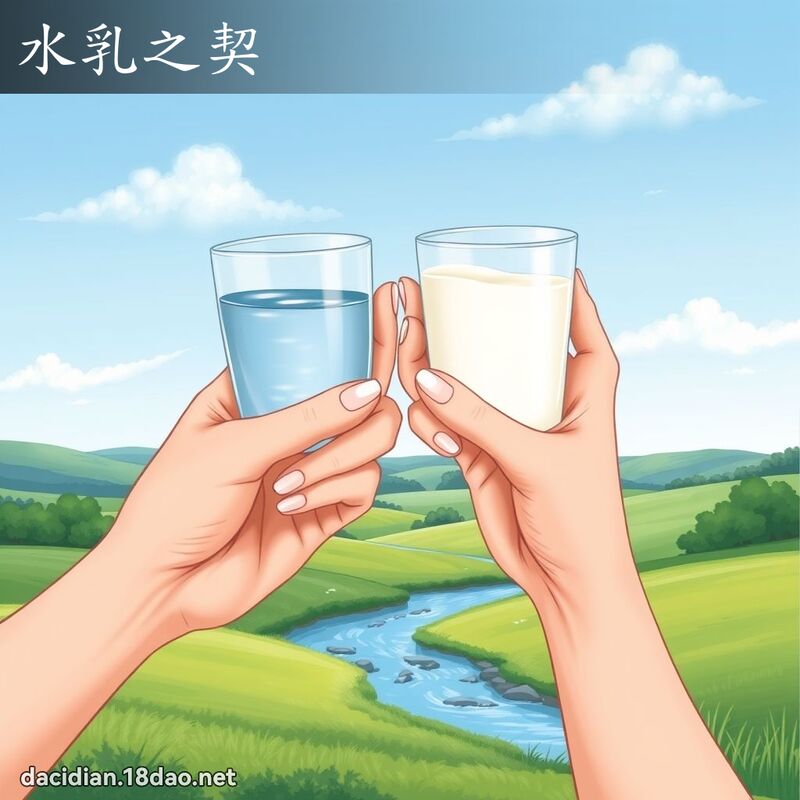 水乳之契 - 國語大辭典配圖