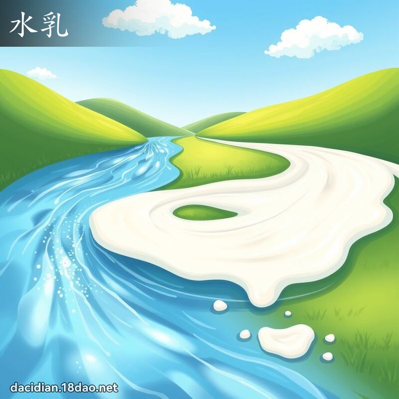 水乳 - 國語大辭典配圖