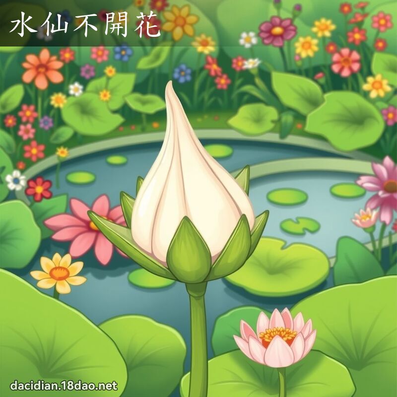 水仙不開花 - 國語大辭典配圖