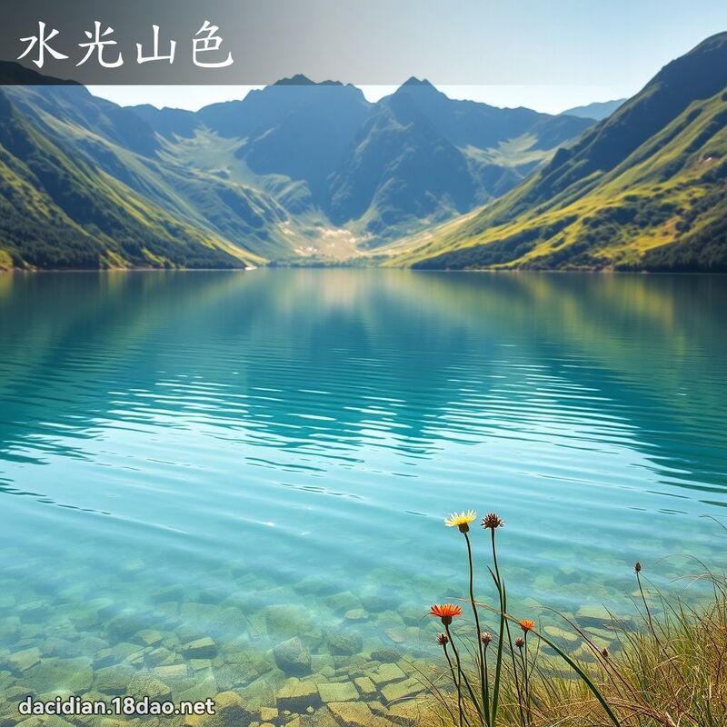 水光山色 - 國語大辭典配圖