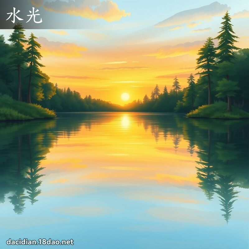 水光 - 國語大辭典配圖