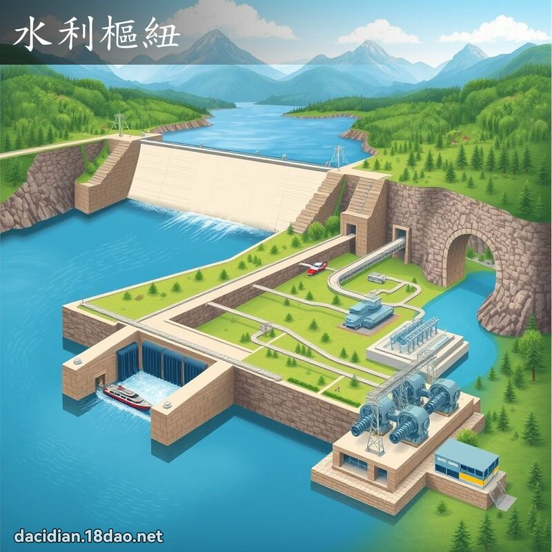 水利樞紐 - 國語大辭典配圖