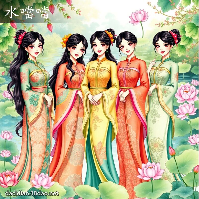 水噹噹 - 國語大辭典配圖