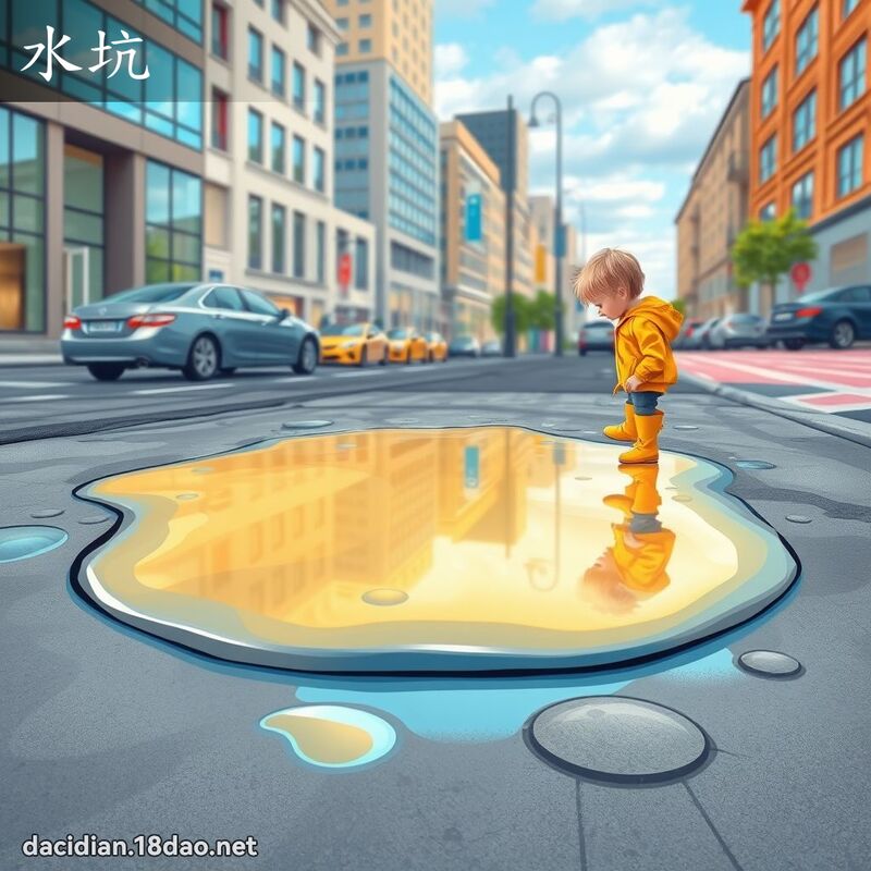 水坑 - 国语大辞典配图