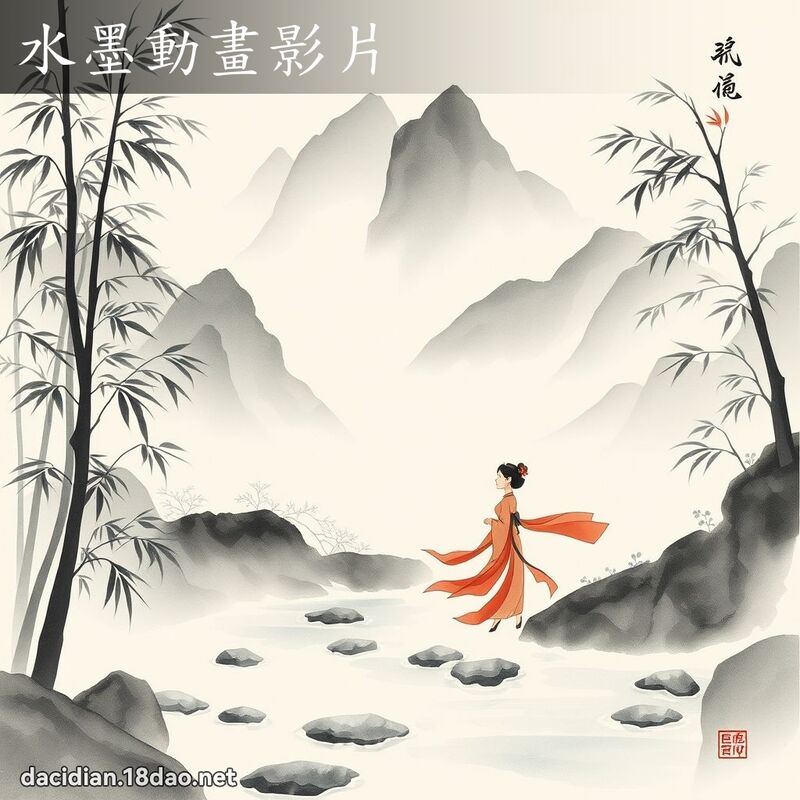水墨动画影片 - 国语大辞典配图