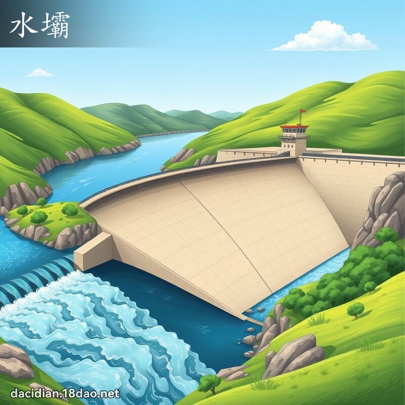 水壩 - 國語大辭典配圖