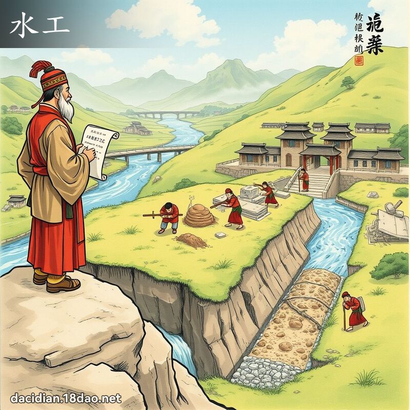 水工 - 國語大辭典配圖