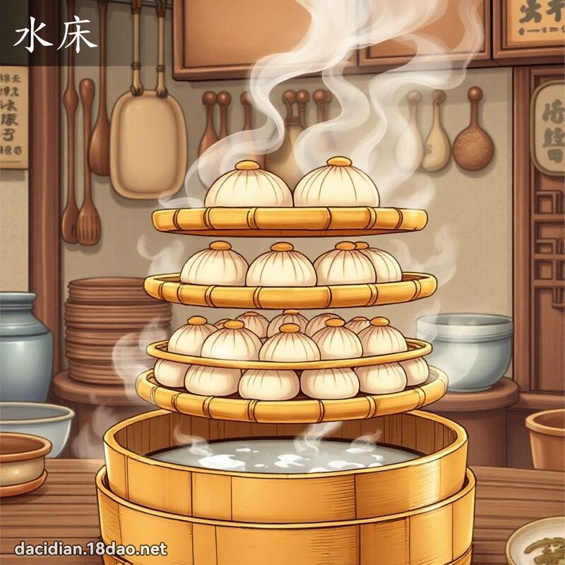 水床 - 國語大辭典配圖