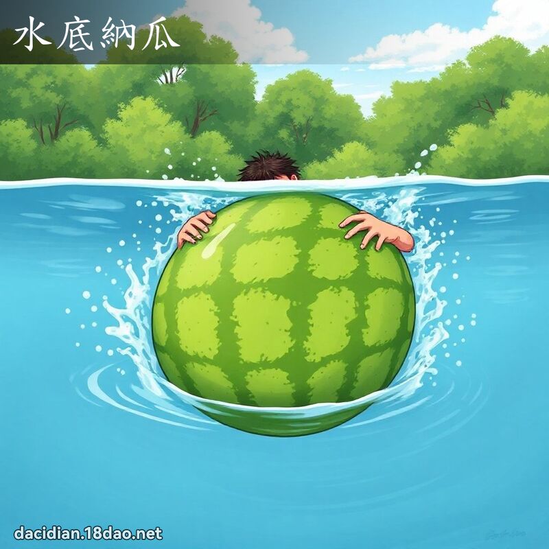 水底納瓜 - 國語大辭典配圖