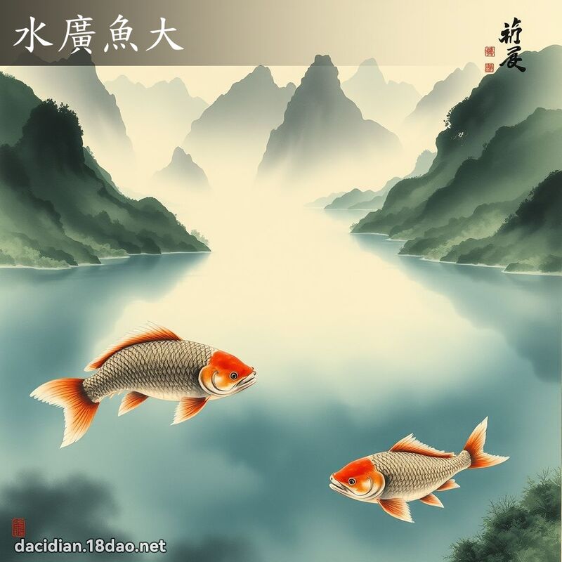 水廣魚大 - 國語大辭典配圖