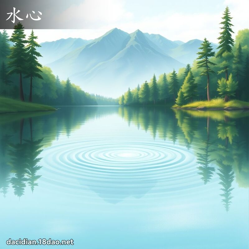 水心 - 國語大辭典配圖