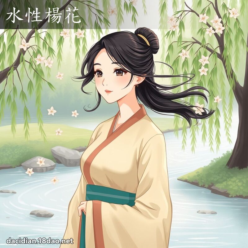 水性楊花 - 國語大辭典配圖