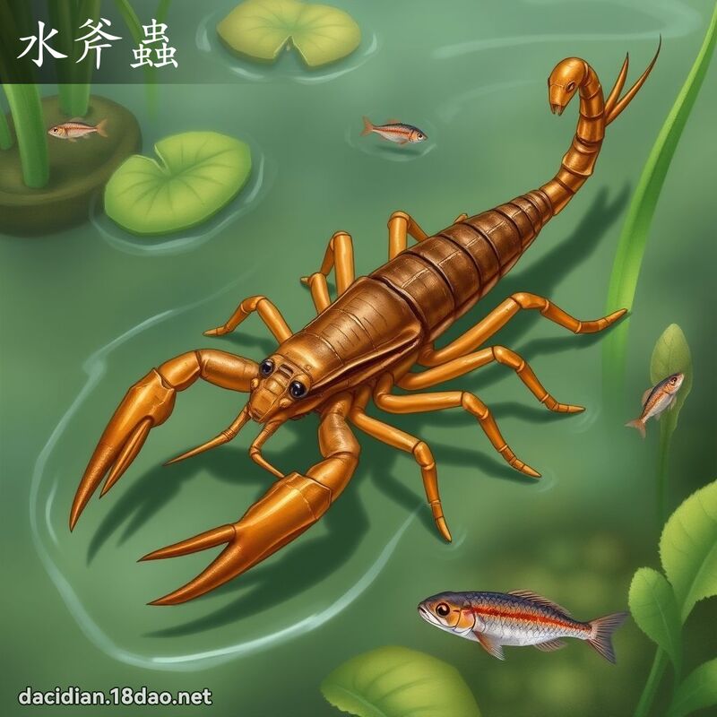 水斧蟲 - 國語大辭典配圖