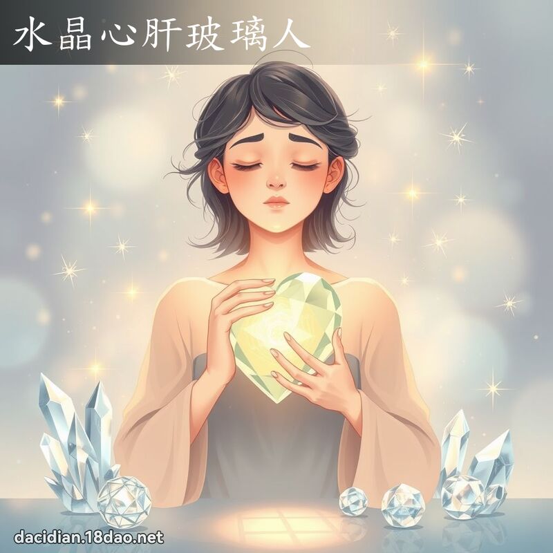 水晶心肝玻璃人 - 国语大辞典配图
