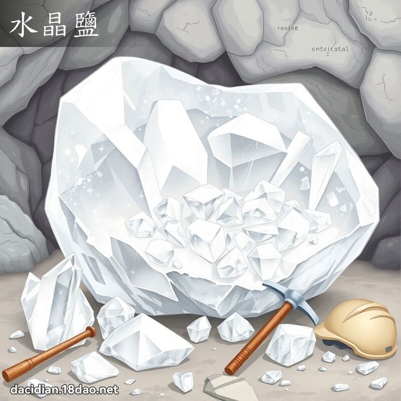 水晶鹽 - 國語大辭典配圖