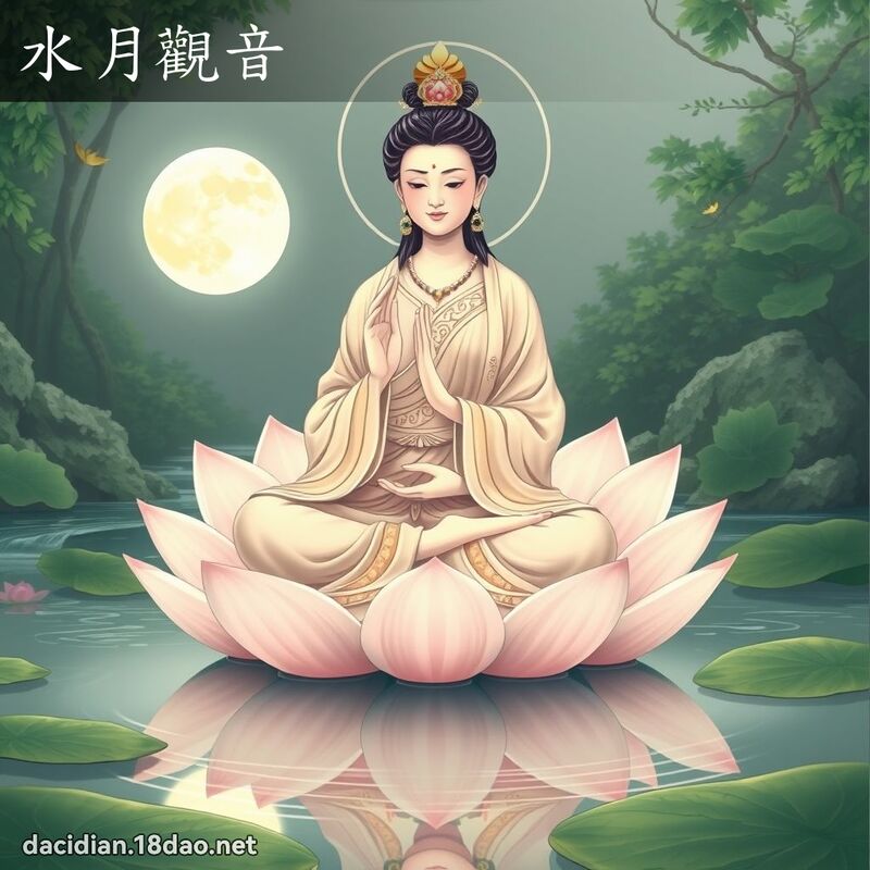 水月观音 - 国语大辞典配图