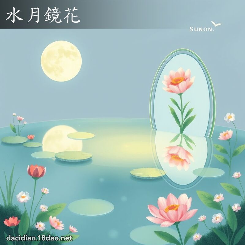 水月镜花 - 国语大辞典配图
