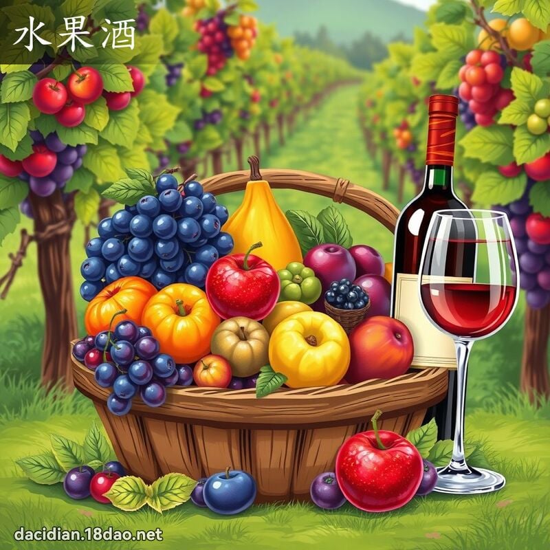 水果酒 - 国语大辞典配图