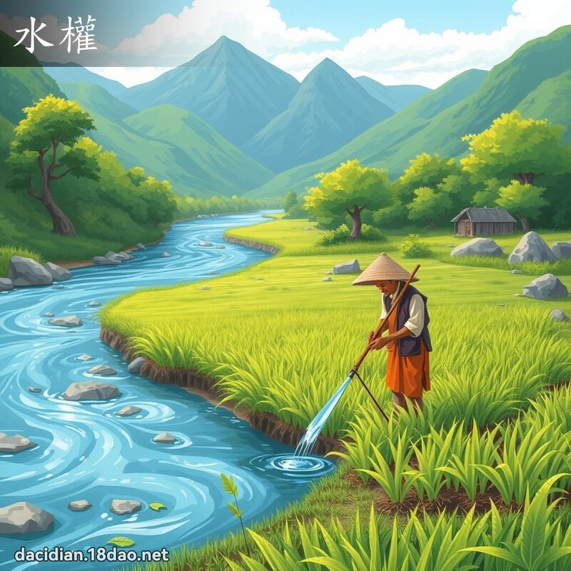 水权 - 国语大辞典配图