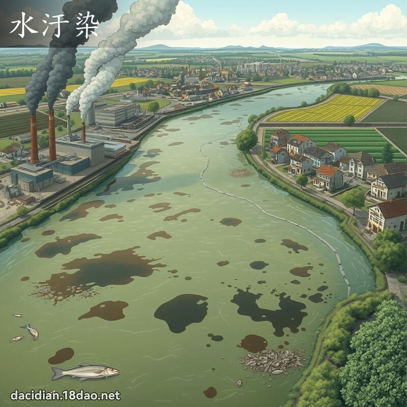 水汙染 - 國語大辭典配圖
