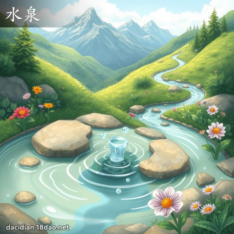 水泉 - 國語大辭典配圖