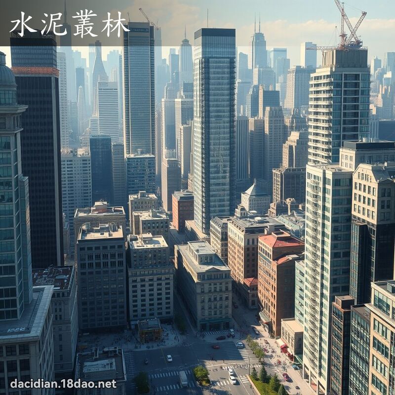 水泥叢林 - 國語大辭典配圖