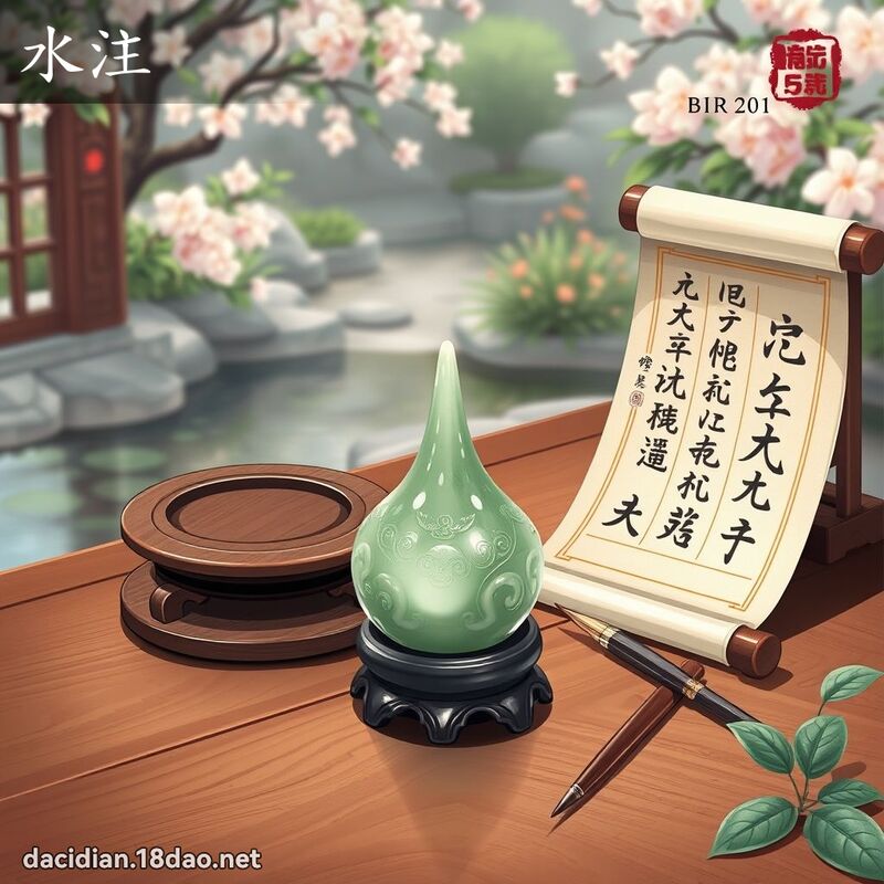 水注 - 國語大辭典配圖