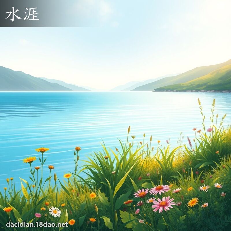水涯 - 國語大辭典配圖