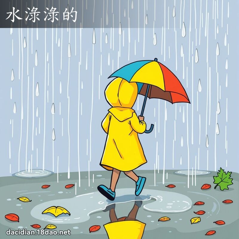 水淥淥的 - 國語大辭典配圖