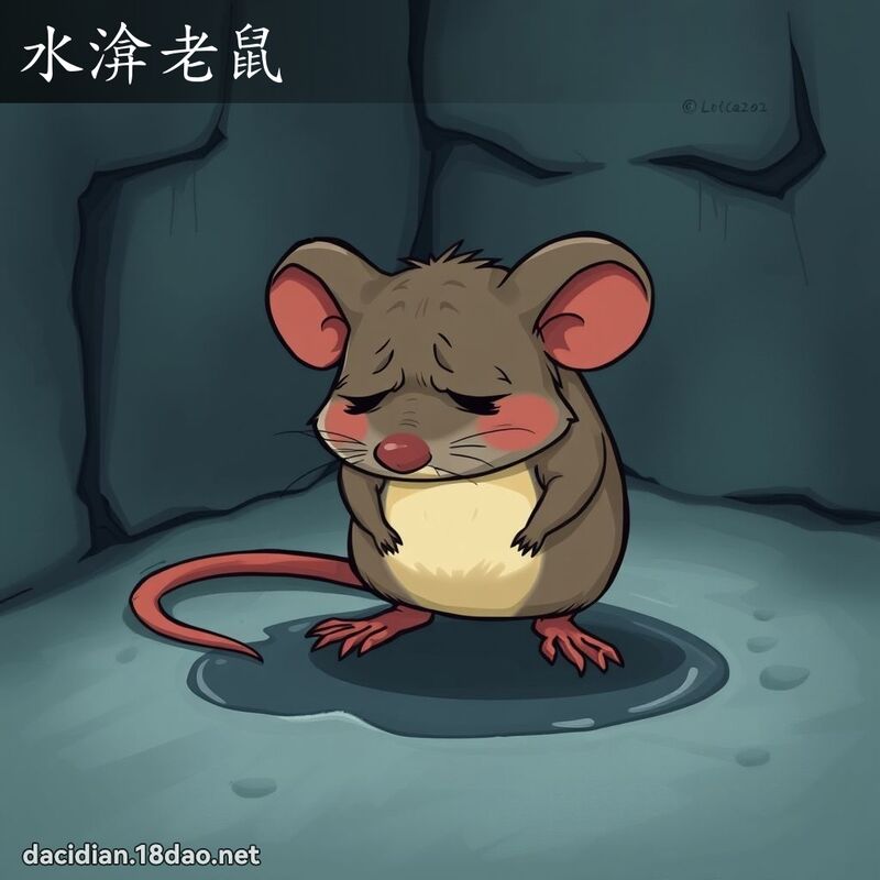 水渰老鼠 - 國語大辭典配圖