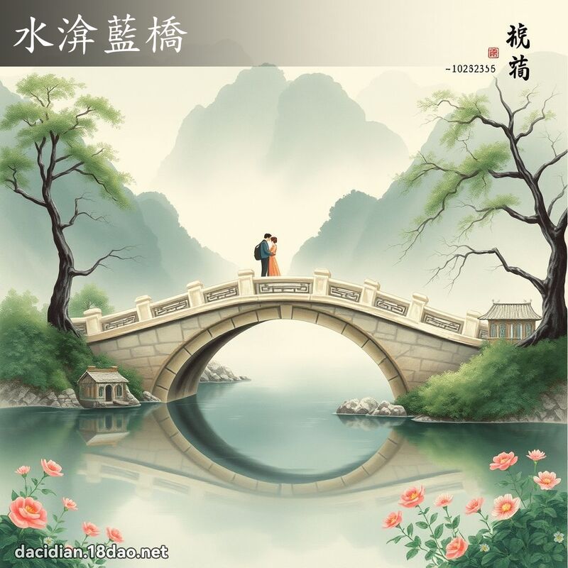 水渰藍橋 - 國語大辭典配圖