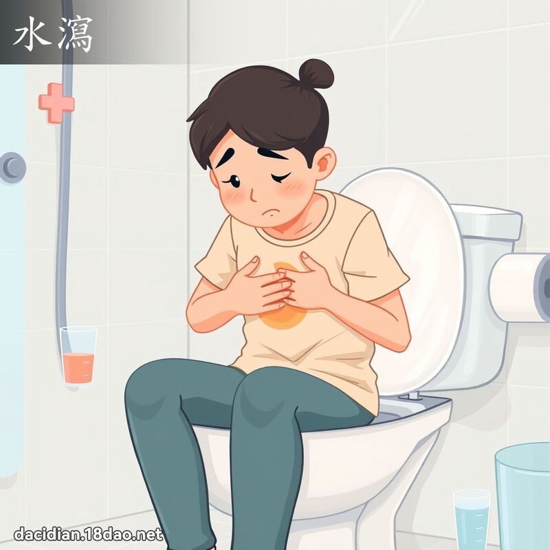 水泻 - 国语大辞典配图
