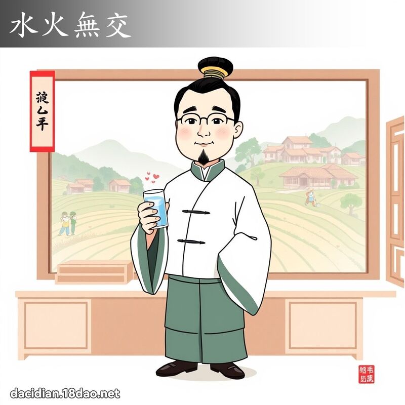 水火無交 - 國語大辭典配圖