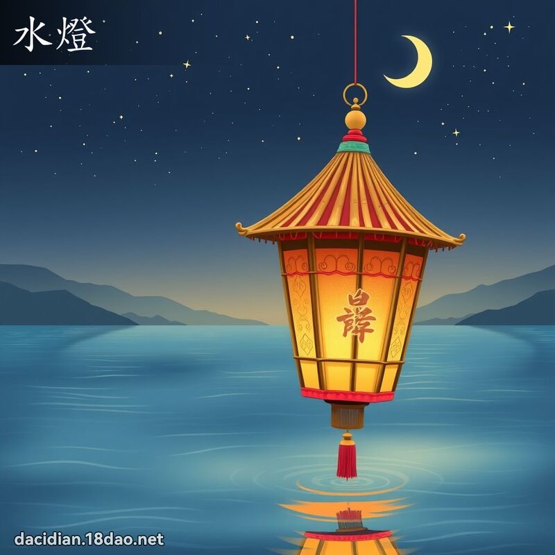 水灯 - 国语大辞典配图