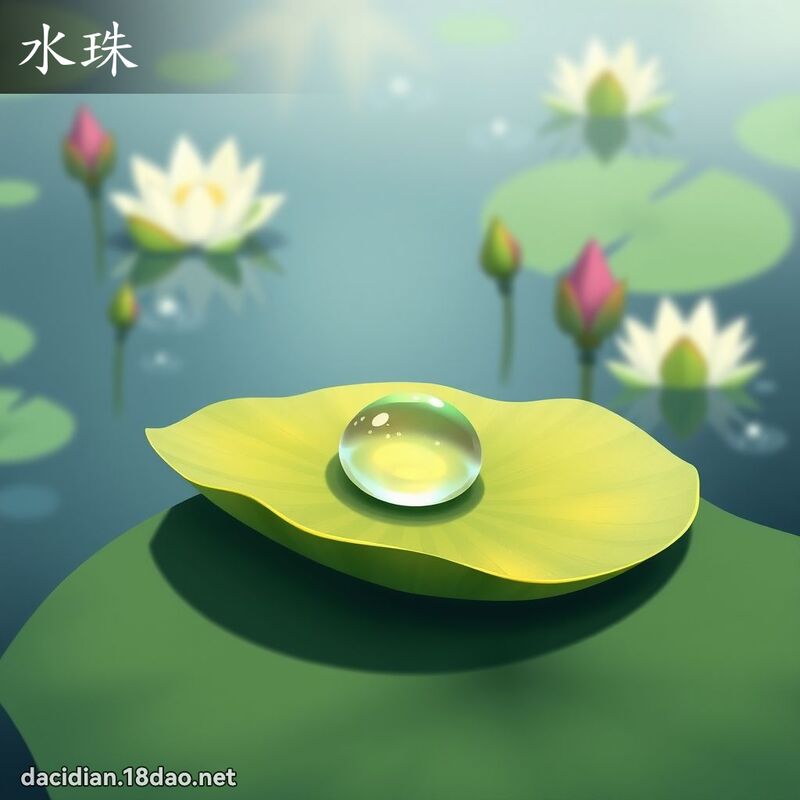 水珠 - 國語大辭典配圖